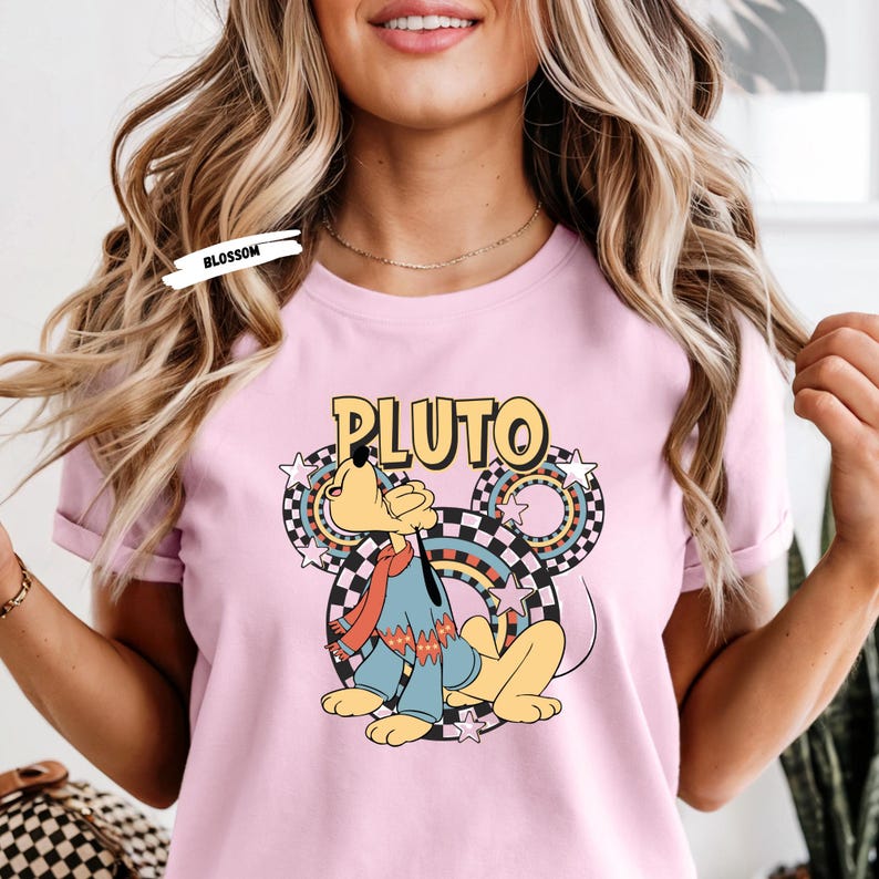 Disney Character Shirt Retro Mickey Minnie Donald Daisy Goofy Pluto Tee Vintage Disney Family Matching Unisex T-Shirt