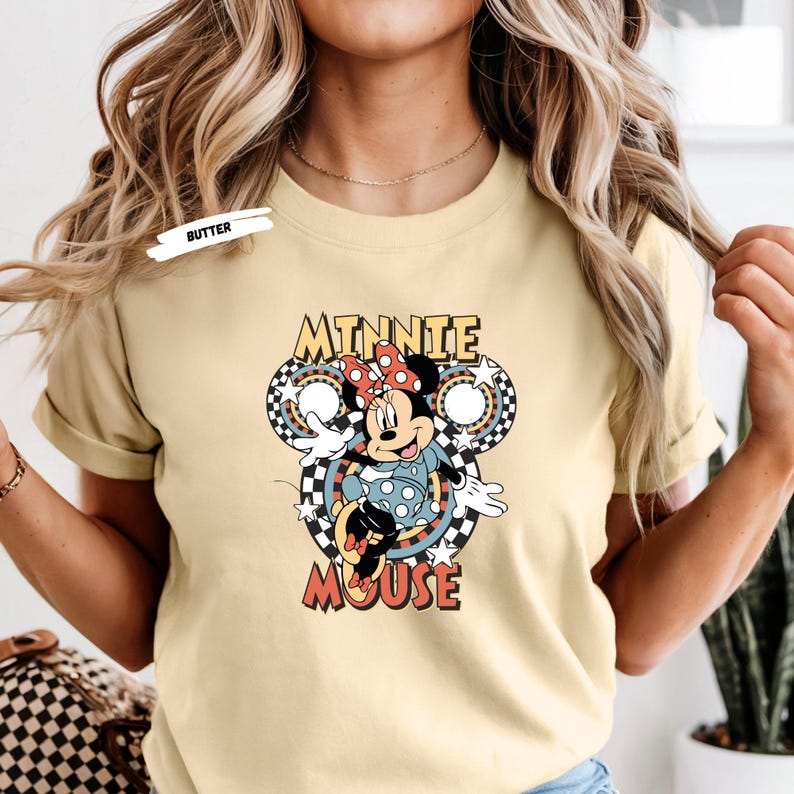 Disney Character Shirt Retro Mickey Minnie Donald Daisy Goofy Pluto Tee Vintage Disney Family Matching Unisex T-Shirt