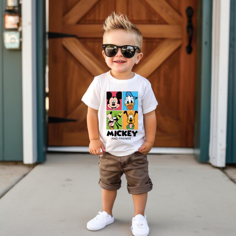 Mickey and Friends Kids Shirt, Walt Disney World Boys Shirt, Donald Duck Tee, Pluto Sweatshirt, Disney Mouse Trip Shirt, Goofy Top