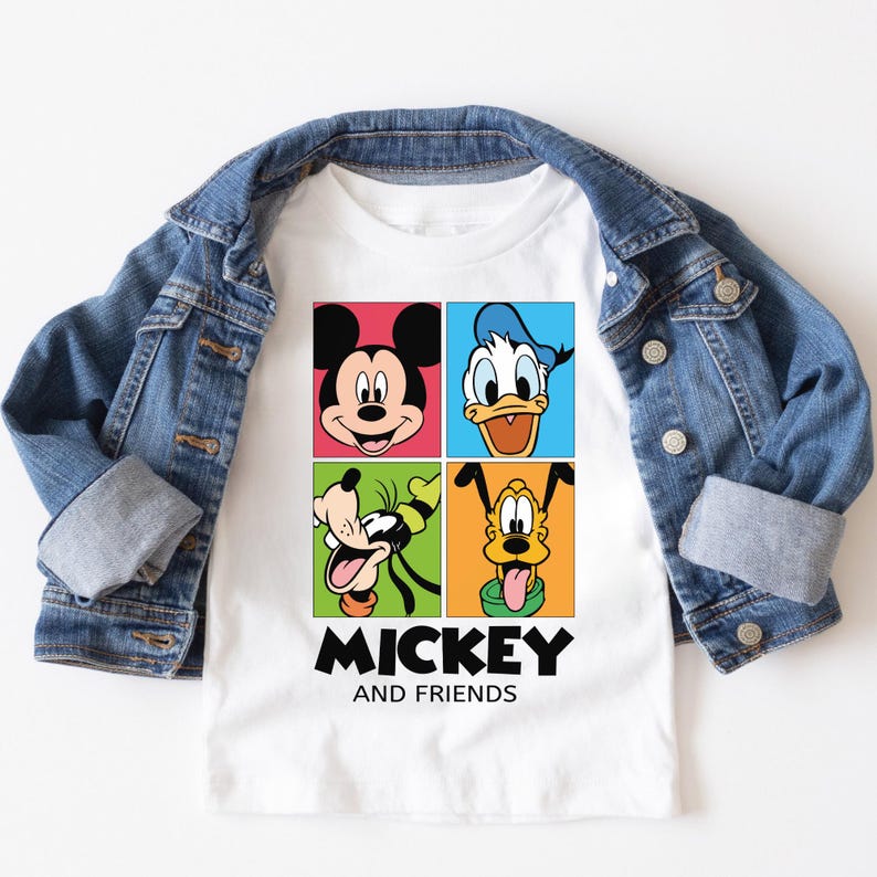Mickey and Friends Kids Shirt, Walt Disney World Boys Shirt, Donald Duck Tee, Pluto Sweatshirt, Disney Mouse Trip Shirt, Goofy Top