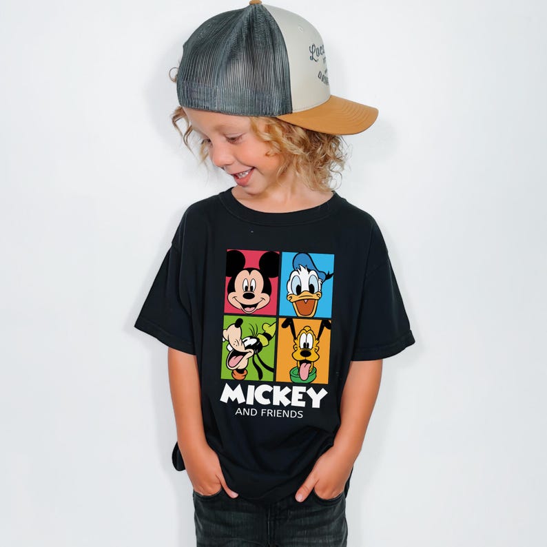 Mickey and Friends Kids Shirt, Walt Disney World Boys Shirt, Donald Duck Tee, Pluto Sweatshirt, Disney Mouse Trip Shirt, Goofy Top