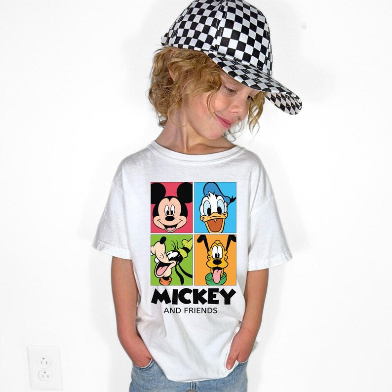 Mickey and Friends Kids Shirt, Walt Disney World Boys Shirt, Donald Duck Tee, Pluto Sweatshirt, Disney Mouse Trip Shirt, Goofy Top