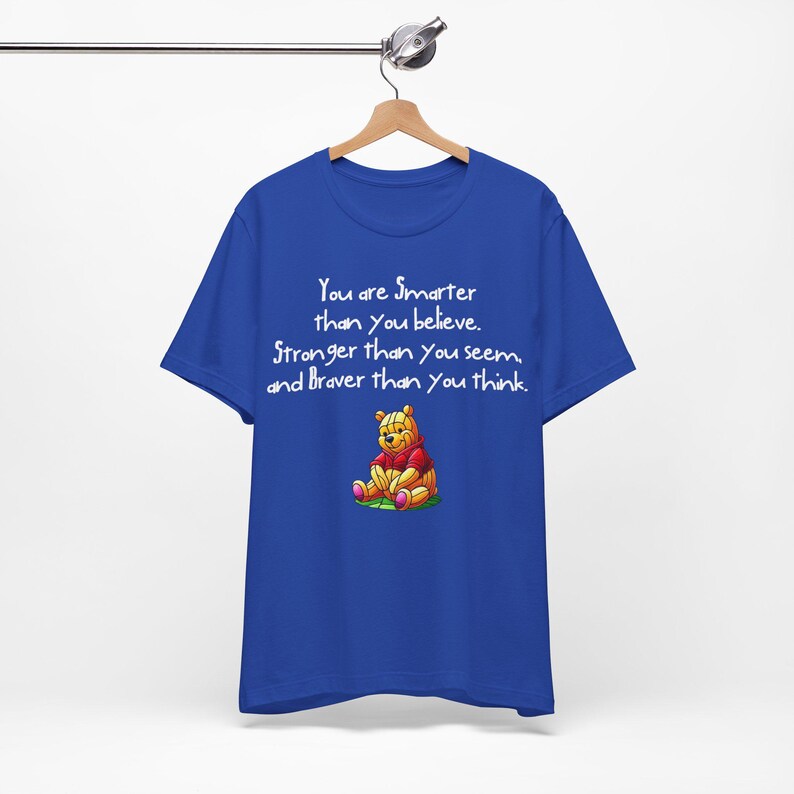 Winnie the Pooh Stained Glass Quote T-Shirt - Inspirational Pooh Tee