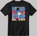 Disney Winnie the pooh Eeyore White-Black Men / Women T-Shirt AB157