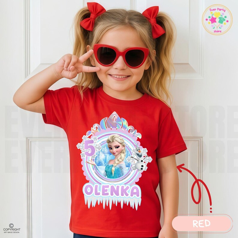 Personalized Princess Birthday Raglan Shirt, Family Matching IG19
