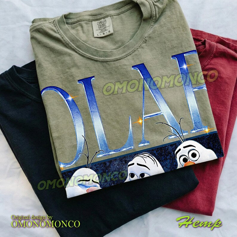 OLAF Vintage Shirt, Olaf Homage Tshirt, Olaf Fan, Olaf Retro 90s Sweater, Olaf Merch #saf