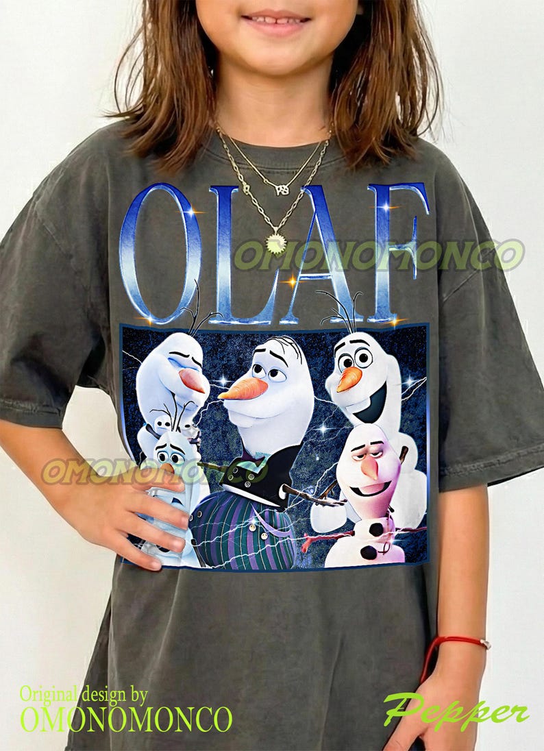OLAF Vintage Shirt, Olaf Homage Tshirt, Olaf Fan, Olaf Retro 90s Sweater, Olaf Merch #saf