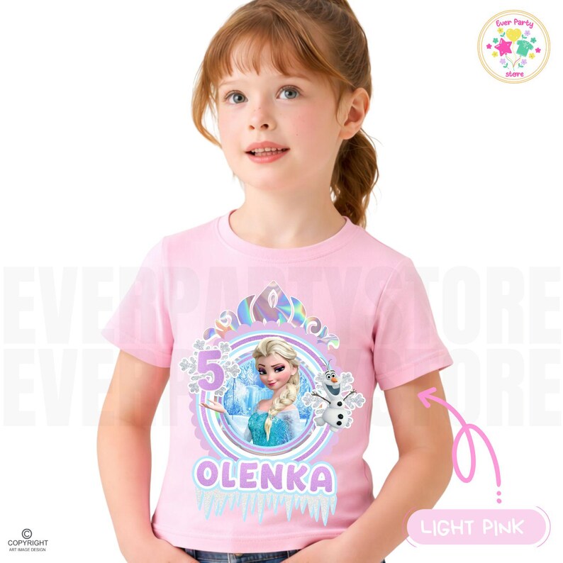 Personalized Princess Birthday Raglan Shirt, Family Matching IG19