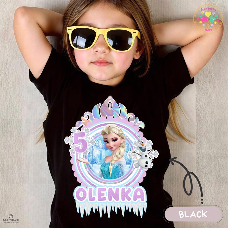 Personalized Princess Birthday Raglan Shirt, Family Matching IG19