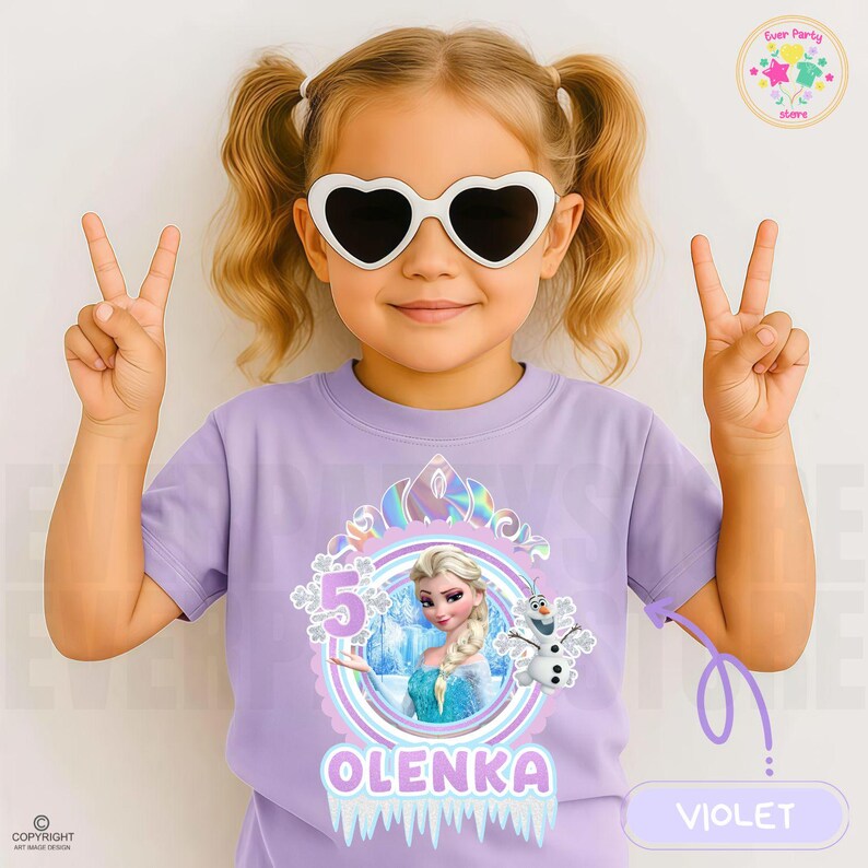 Personalized Princess Birthday Raglan Shirt, Family Matching IG19