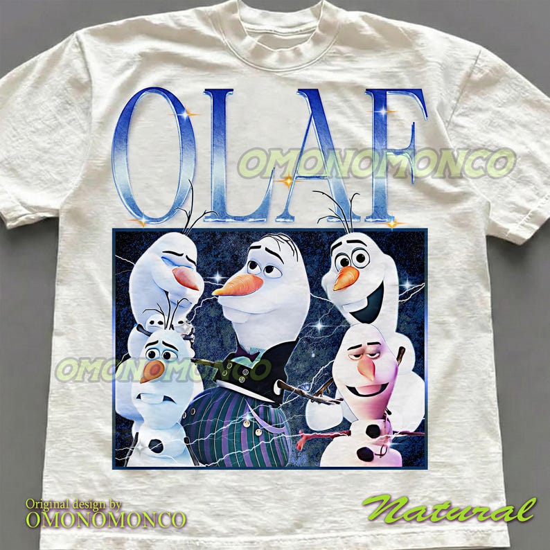 OLAF Vintage Shirt, Olaf Homage Tshirt, Olaf Fan, Olaf Retro 90s Sweater, Olaf Merch #saf