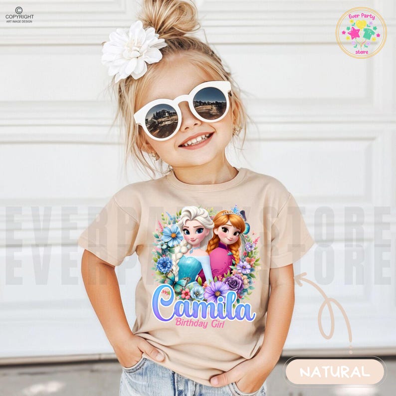 Personalized Princess Birthday Raglan Shirt, Family Matching IG55