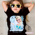 Personalized Princess Birthday Raglan Shirt, Family Matching IG56