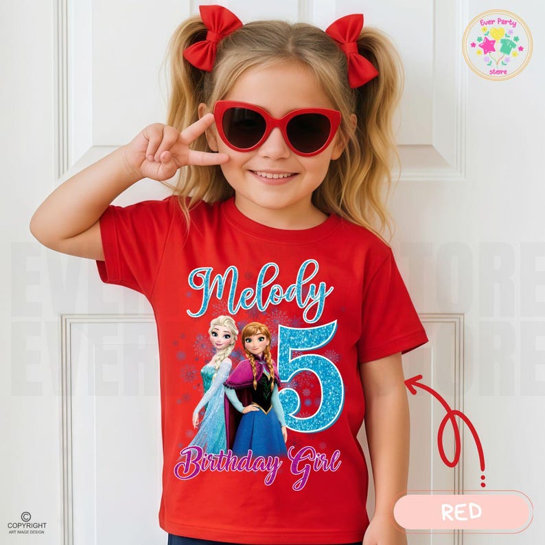 Personalized Princess Birthday Raglan Shirt, Family Matching IG31