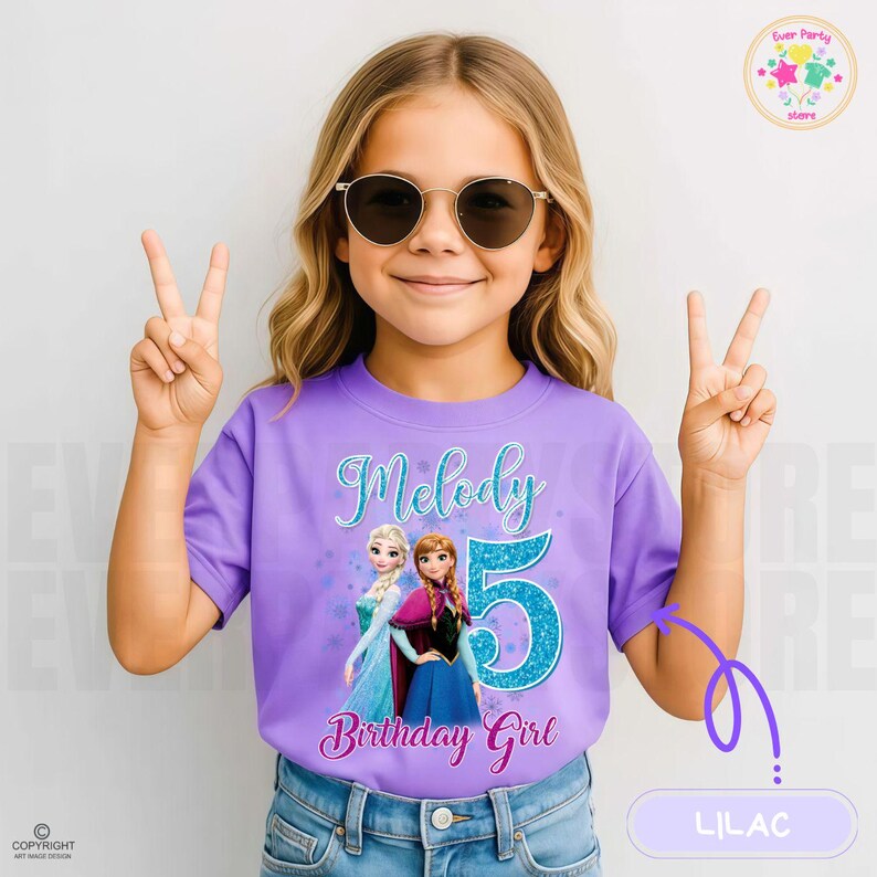 Personalized Princess Birthday Raglan Shirt, Family Matching IG31
