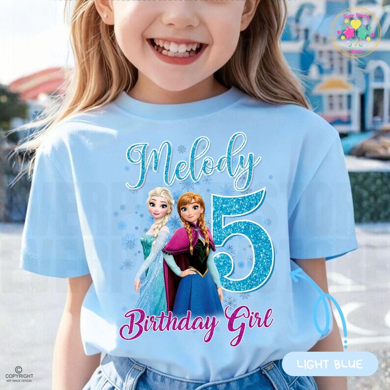 Personalized Princess Birthday Raglan Shirt, Family Matching IG31
