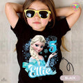 Personalized Princess Birthday Raglan Shirt, Family Matching IG86