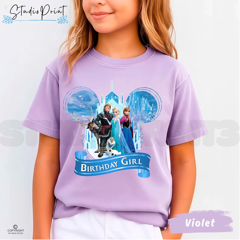 Personalized Princess Birthday T-Shirt, Party Theme IN15