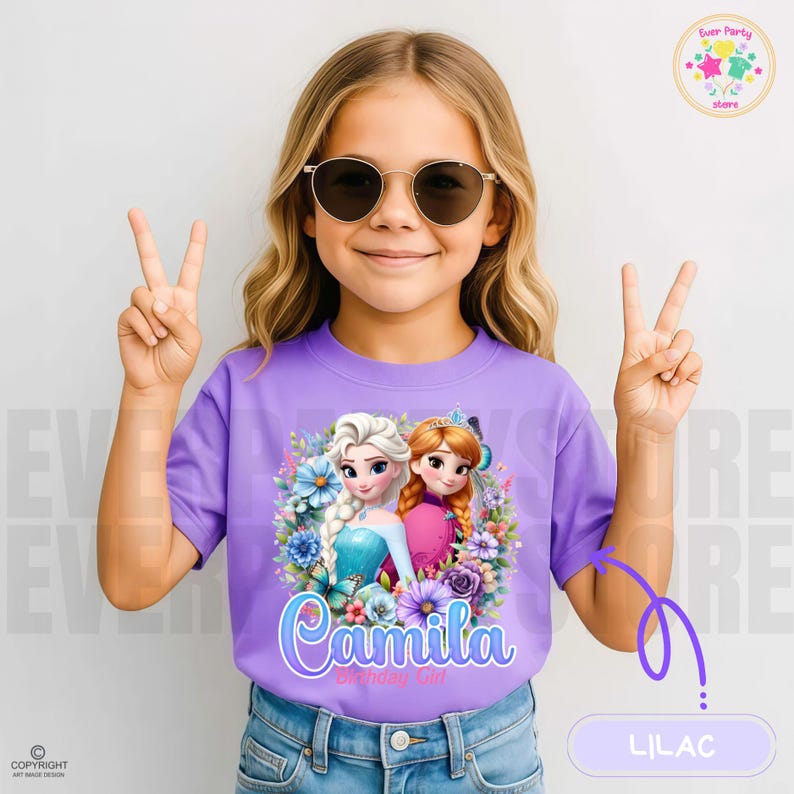 Personalized Princess Birthday Raglan Shirt, Family Matching IG55