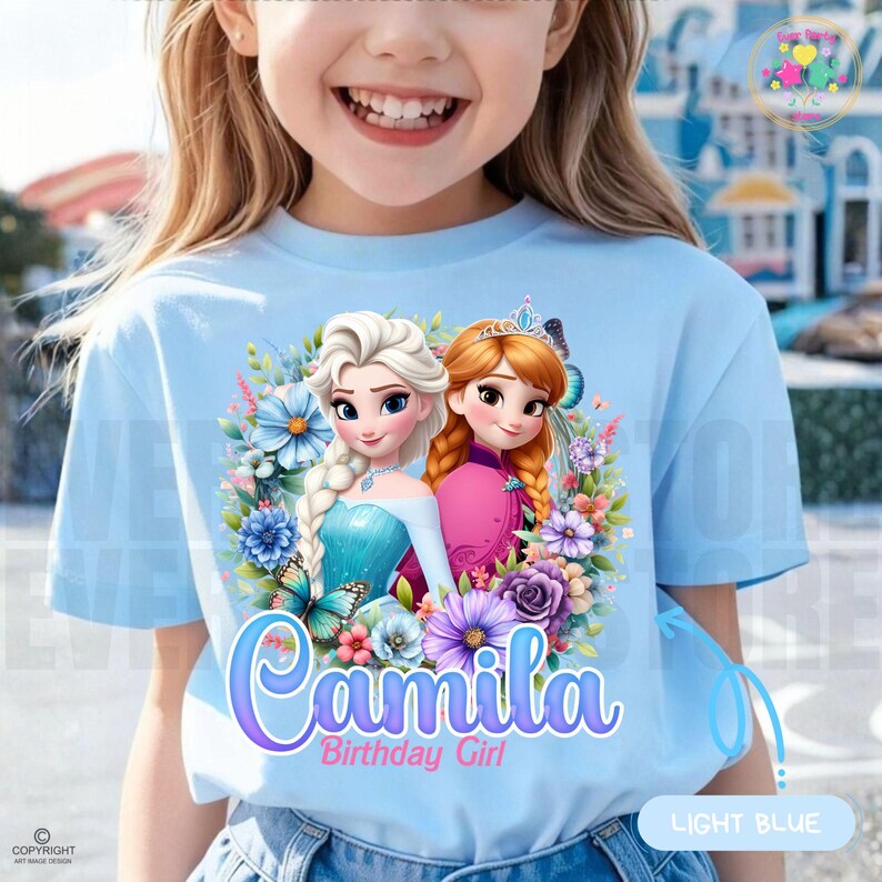 Personalized Princess Birthday Raglan Shirt, Family Matching IG55