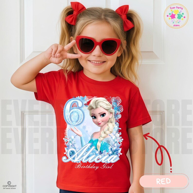 Personalized Princess Birthday Raglan Shirt, Family Matching IG56