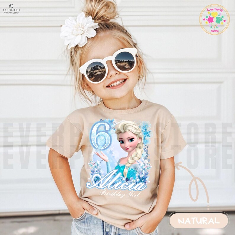 Personalized Princess Birthday Raglan Shirt, Family Matching IG56