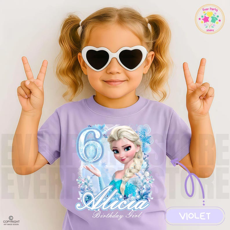 Personalized Princess Birthday Raglan Shirt, Family Matching IG56