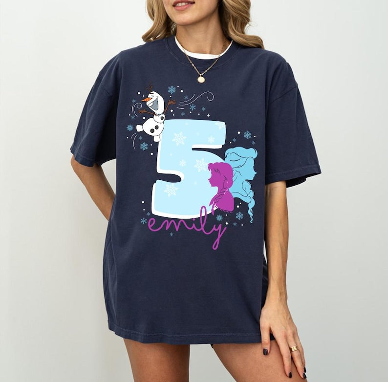 Fairytale Winter Princess Birthday Custom Family Apparel product image 4
