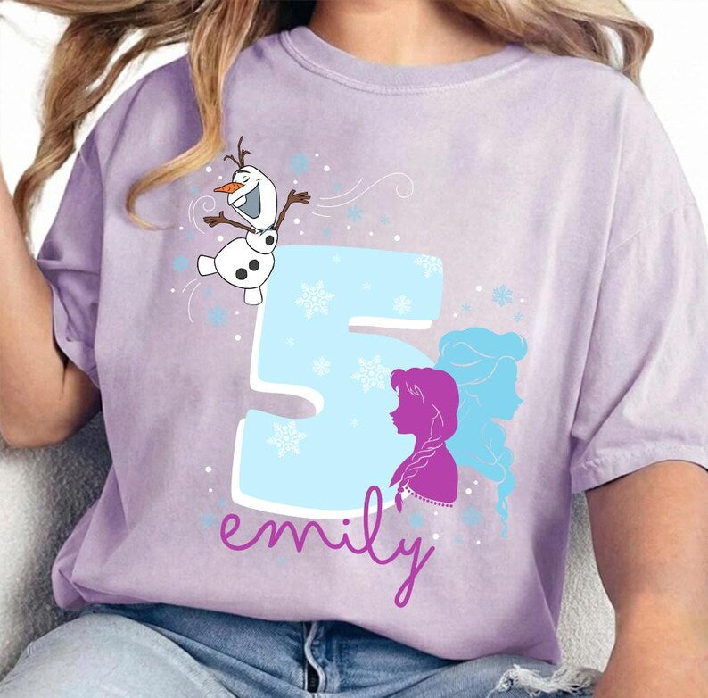 Fairytale Winter Princess Birthday Custom Family Apparel product image 3
