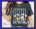Donald Duck Got Too Silly Funny Shirt Disneyland Family Matching Magic Kingdom Tee Gift | Unisex Adult Kid Cotton T-Shirt Hoodie Gift GU410