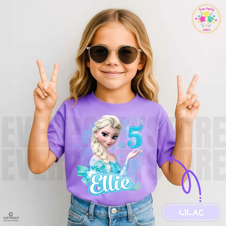 Personalized Princess Birthday Raglan Shirt, Family Matching IG86
