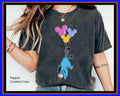 Retro Eeyore With Mickey Balloons Winnie The Pooh Shirt Family Trip Magic Kingdom Gift | Unisex Adult Kid Cotton T-Shirt Hoodie Gift GU736