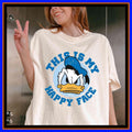 Funny Donald Duck Happy Face Shirt Disneyland Disneyworld Vacation Tee Gift | Unisex Adult Kid Cotton T-Shirt Hoodie Gift GU444