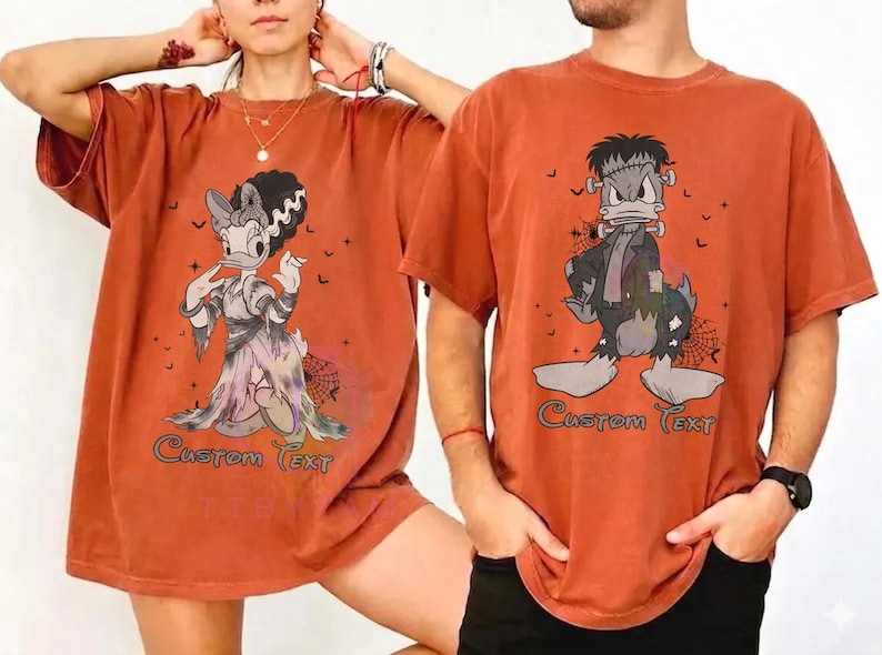 Custom Donald and Daisy Bride Groom Frankenstein Halloween product image 1