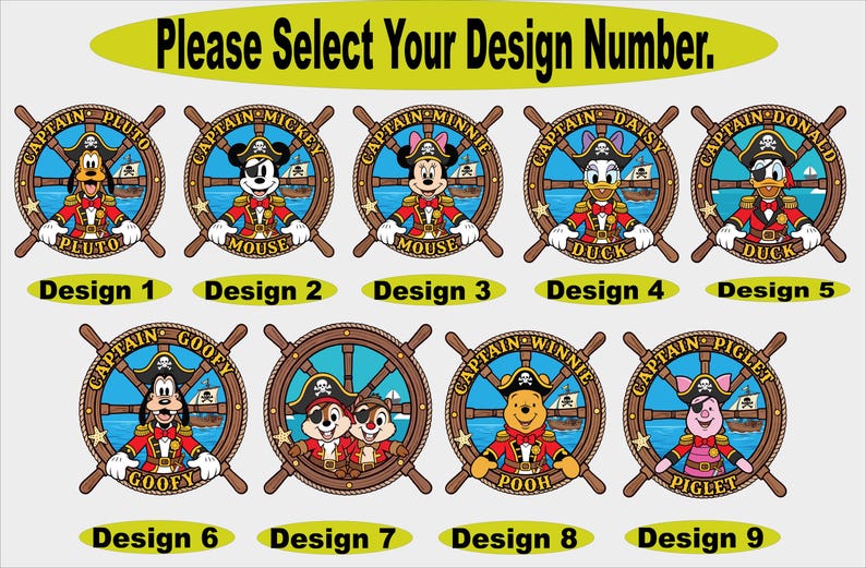 Custom Disney Cruise Pirate Night Shirt, Mickey Minnie Donald Piglet Family Tee, Personalized Birthday & Trip Shirts