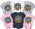 Custom Disney Cruise Pirate Night Shirt, Mickey Minnie Donald Piglet Family Tee, Personalized Birthday & Trip Shirts