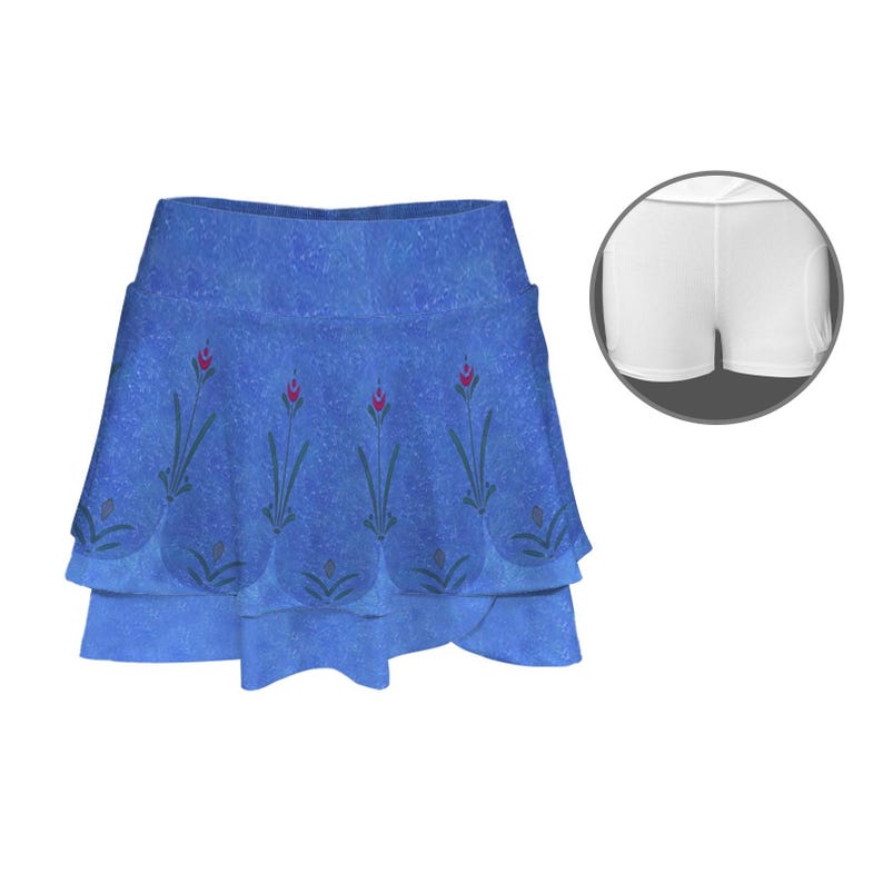 Anna Inspired Ruffle Sport Skirt
