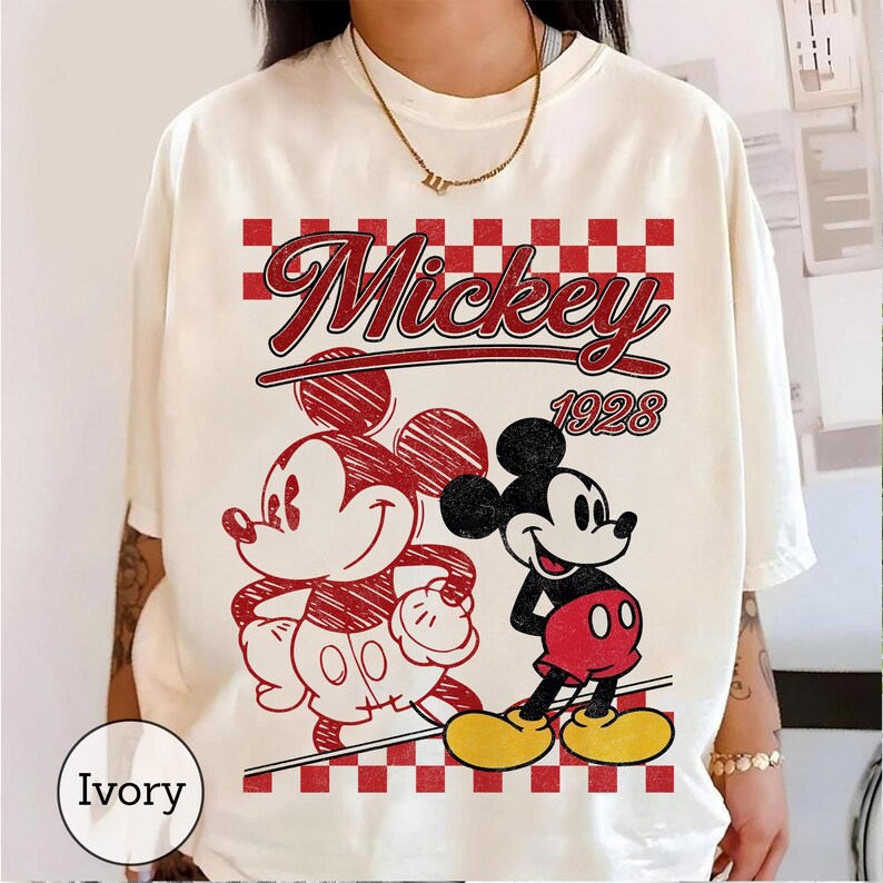 Vintage Disney Family Shirts, Retro Mickey Minnie Friends product image 4