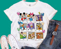 Retro Disney Mickey and Friends Characters Shirt | Disney Mickey Minnie Donald Daisy Goofy Chip Dale Shirt | Unisex Adult Kids Shirt R750