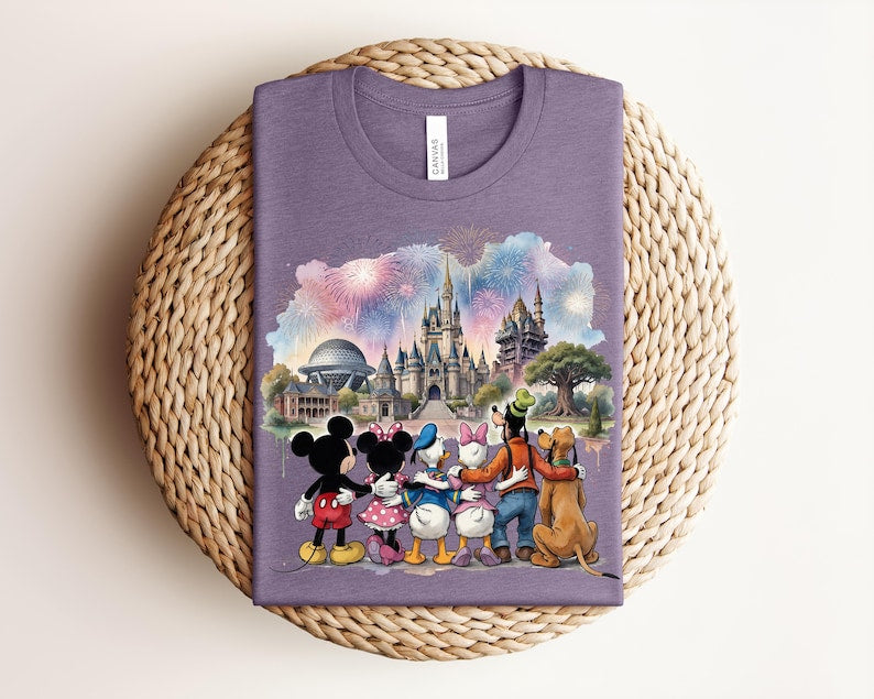 Mickey Mouse Minnie Mouse Shirt, Disney Vacation Family Squad Tee, Donald Duck Daisy Duck Tee, Goofy Pluto Magic Kingdom Shirt