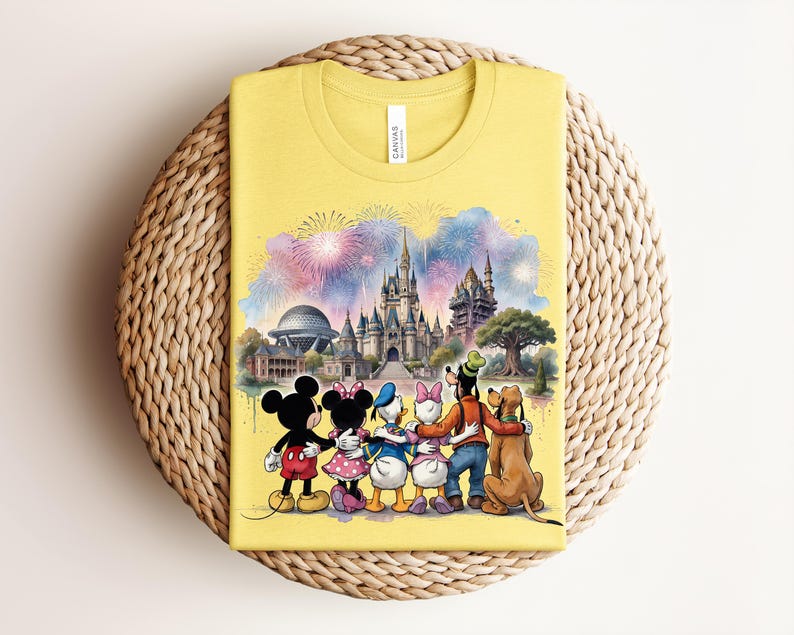 Mickey Mouse Minnie Mouse Shirt, Disney Vacation Family Squad Tee, Donald Duck Daisy Duck Tee, Goofy Pluto Magic Kingdom Shirt