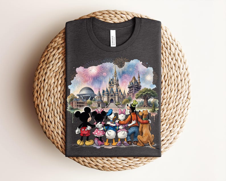 Mickey Mouse Minnie Mouse Shirt, Disney Vacation Family Squad Tee, Donald Duck Daisy Duck Tee, Goofy Pluto Magic Kingdom Shirt