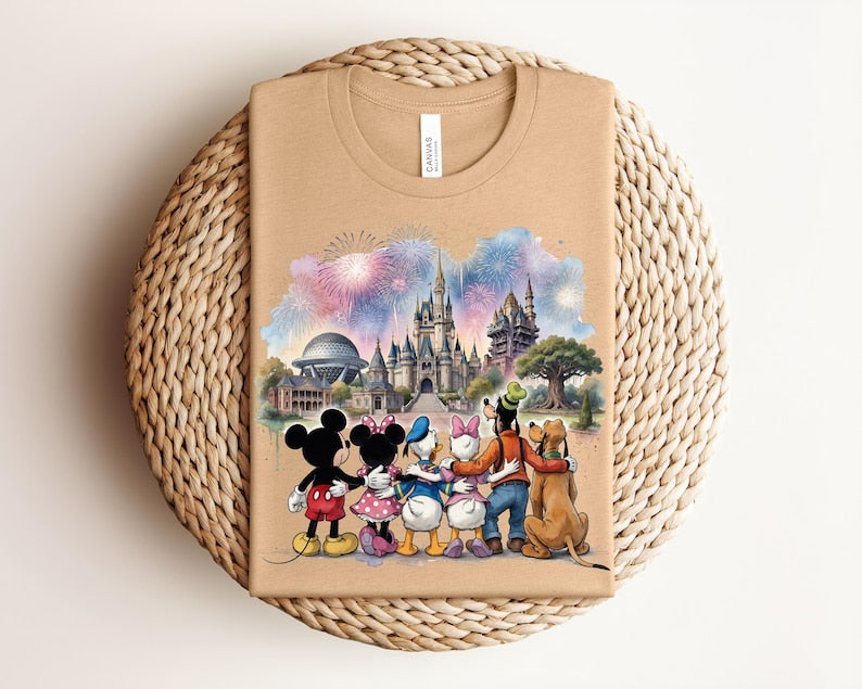 Mickey Mouse Minnie Mouse Shirt, Disney Vacation Family Squad Tee, Donald Duck Daisy Duck Tee, Goofy Pluto Magic Kingdom Shirt