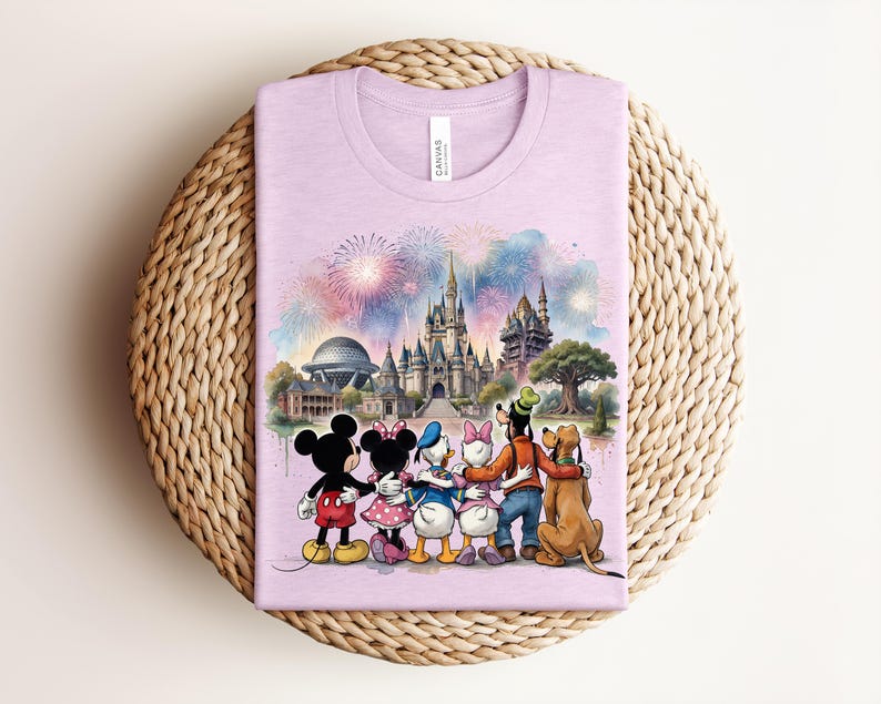 Mickey Mouse Minnie Mouse Shirt, Disney Vacation Family Squad Tee, Donald Duck Daisy Duck Tee, Goofy Pluto Magic Kingdom Shirt