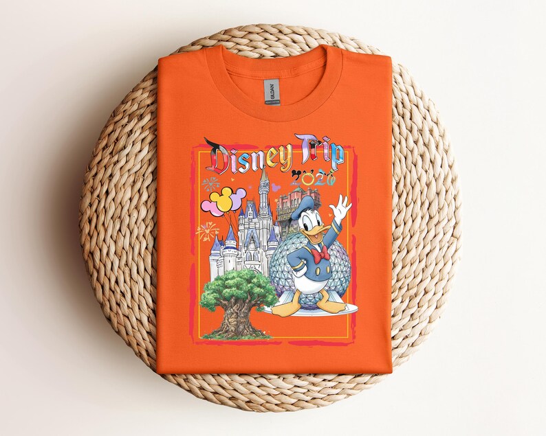Donald Duck Disney Trip 2026 , Disneyworld Family Vacation Tee, Disney Family Matching Shirt