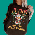Disney Funny Donald Duck Is This Jolly Enough Christmas Lights t-Shirt | Mickey and Friends Xmas | Unisex Adult Kids Shirt R193