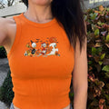 Embroidered Ducktales Huey Dewey And Louie Halloween Tank Top, Family Birthday Gift, Gift For Her, Disneyland Trip