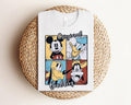Vintage Mickey Mouse Shirt, Retro Donald Duck Graphic Tee, Classic Goofy Pluto Cartoon Shirt, Distressed Disney Friends T Shirt