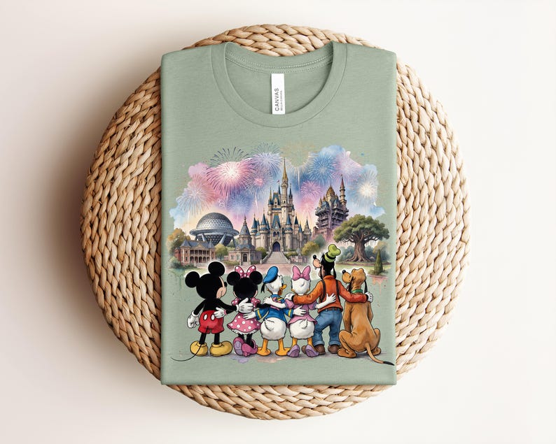 Mickey Mouse Minnie Mouse Shirt, Disney Vacation Family Squad Tee, Donald Duck Daisy Duck Tee, Goofy Pluto Magic Kingdom Shirt