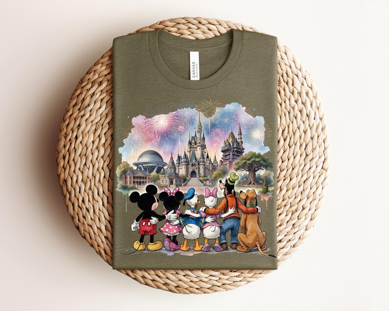 Mickey Mouse Minnie Mouse Shirt, Disney Vacation Family Squad Tee, Donald Duck Daisy Duck Tee, Goofy Pluto Magic Kingdom Shirt